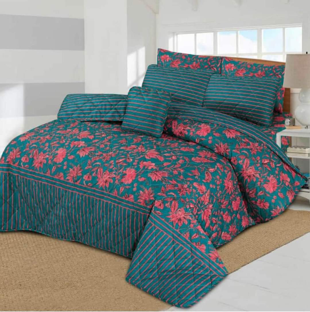 7 Pcs Quilted Comforter Set – Gypsy2