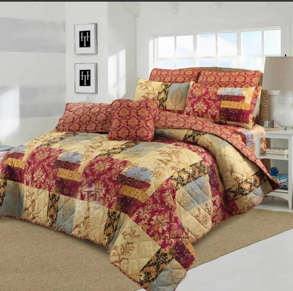 7 Pcs Quilted Comforter Set – gumatric