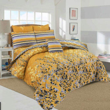 7 Pcs Quilted Comforter Set – Laburnum