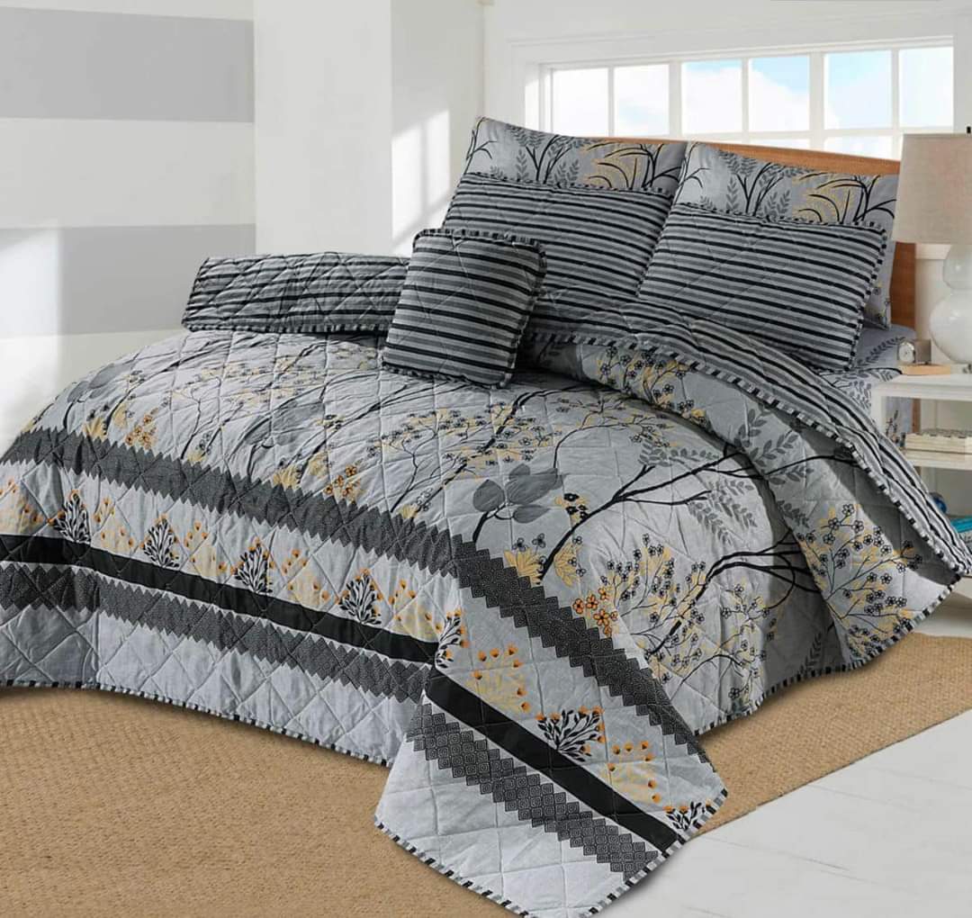 7 Pcs Quilted Comforter Set – Arbre