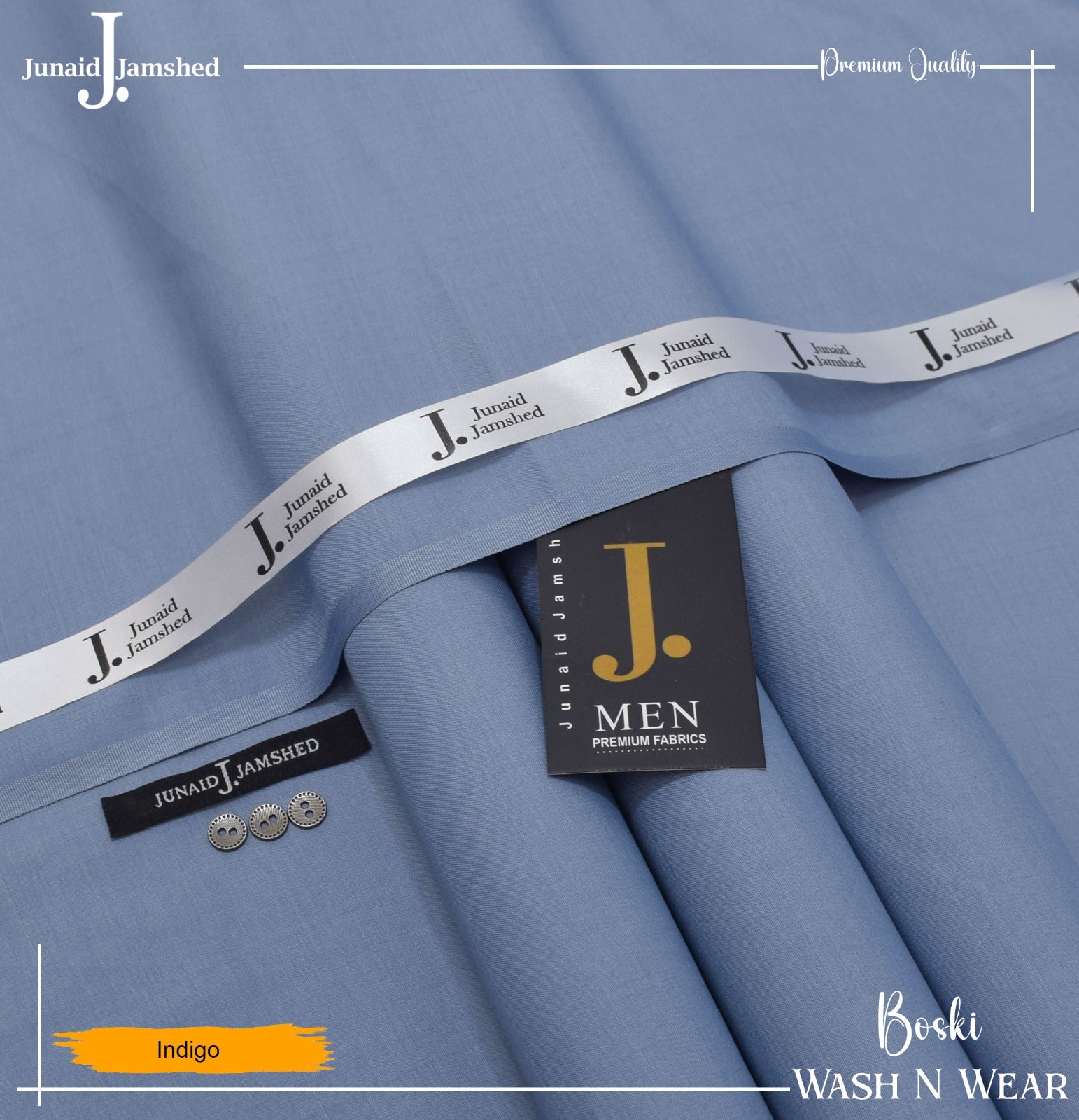 J. Junaid Jamshed wash and Wear Booski