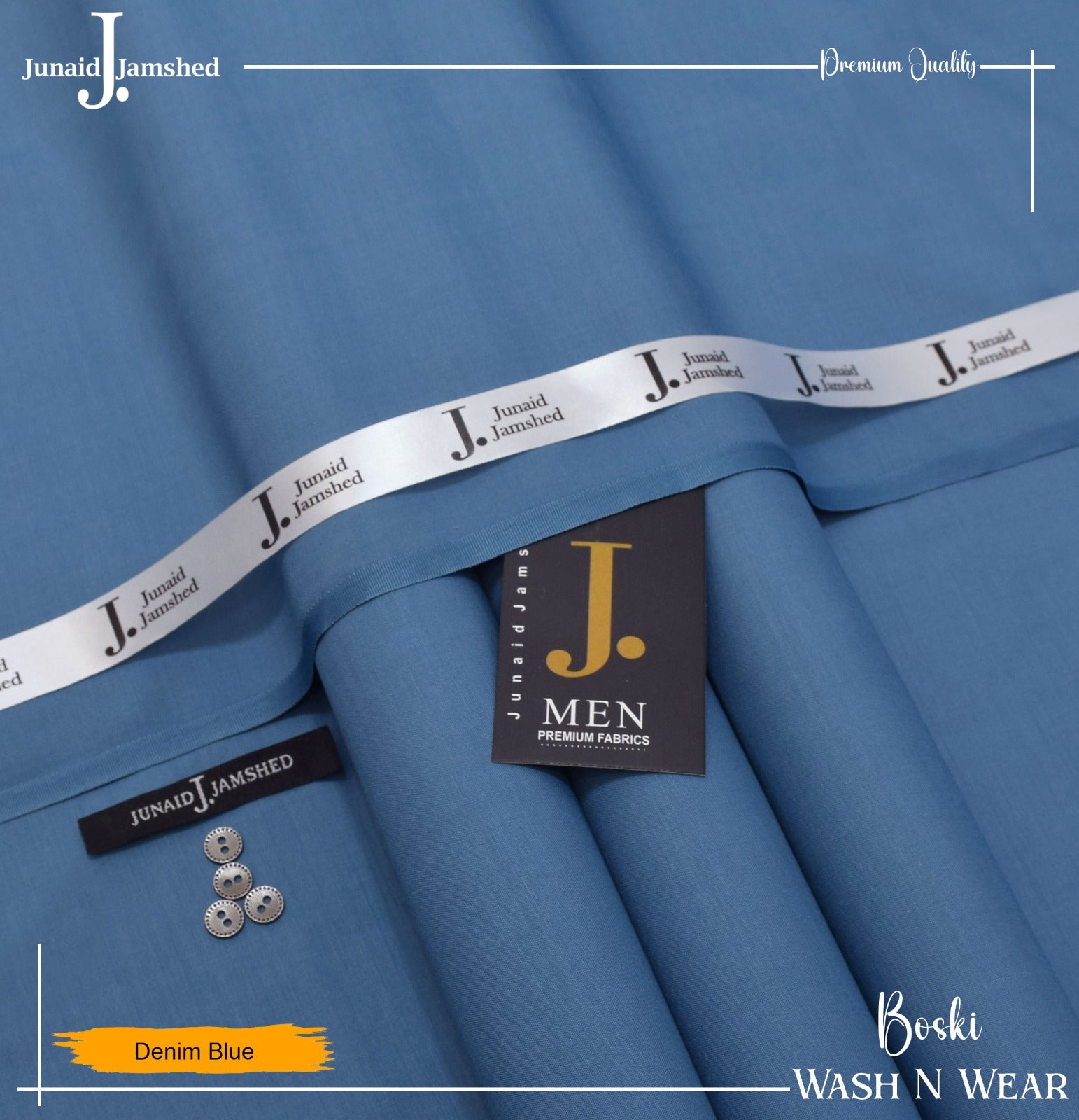 J. Junaid Jamshed wash and Wear Booski