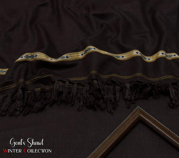 Mens Winter Wool shawl-Mahroon