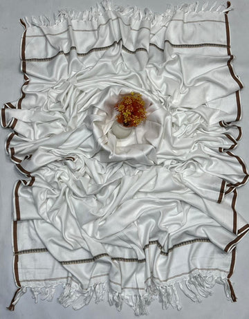 SPECIAL Off White Men's Winter Wool shawl