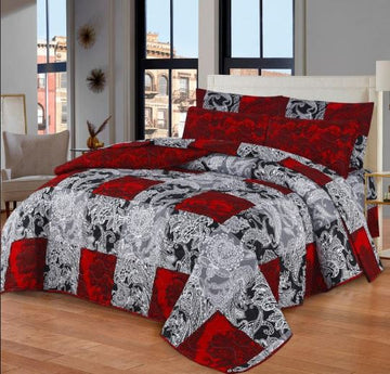 7 Pcs Quilted Comforter Set – Calculas