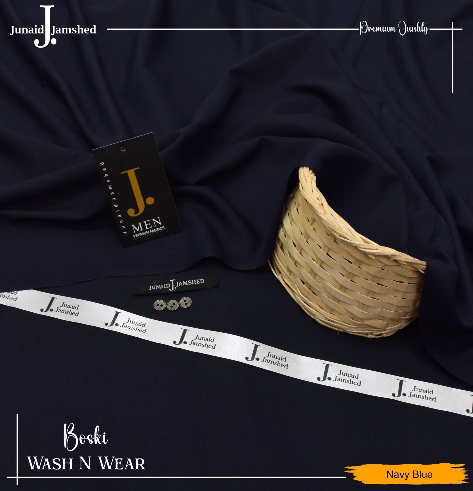 J. Junaid Jamshed wash and Wear Booski