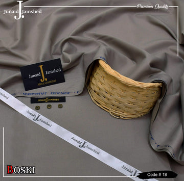 J. Junaid Jamshed wash and Wear Booski - Dark Gray